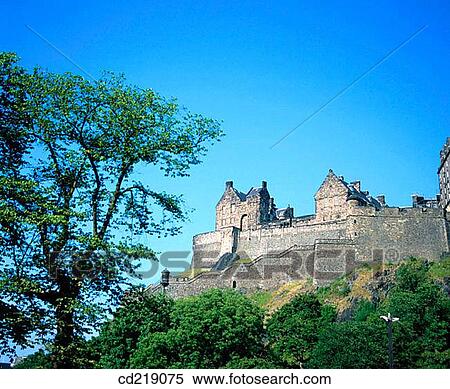 Edinburgh Castle, West side. Edinburgh. Scotland View Large Photo Image Stock Photography - Edinburgh Castle, West side. Edinburgh. Scotland. Fotosearch
