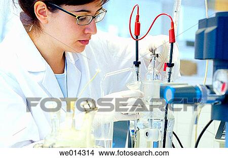 Electrochemical test, chemical characterization laboratory View Large Photo Image Picture - Electrochemical test, chemical characterization laboratory. Fotosearch