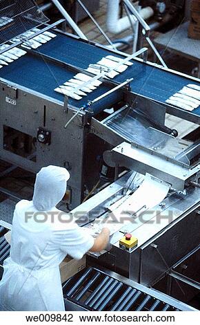 Food industry. Ice-cream production View Large Photo Image Stock Image - Food industry. Ice-cream production. Fotosearch
