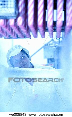 Food industry. Ice-cream production View Large Photo Image Stock Image - Food industry. Ice-cream production. Fotosearch
