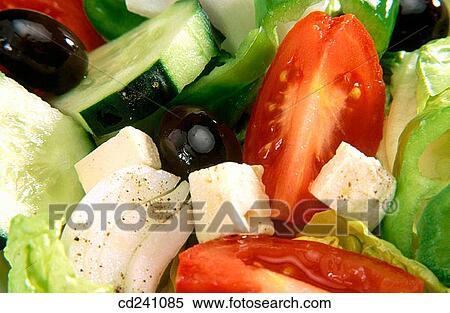 Stock Photography - Greek salad. Fotosearch
