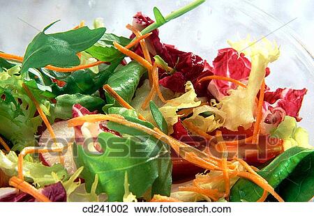 Stock Image - Green salad. Fotosearch