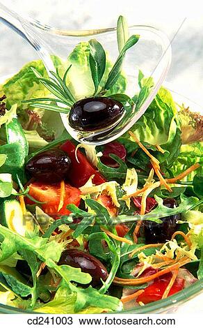 Stock Image - Green salad. Fotosearch