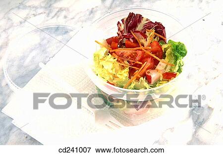 Stock Photo - Green salad. Fotosearch