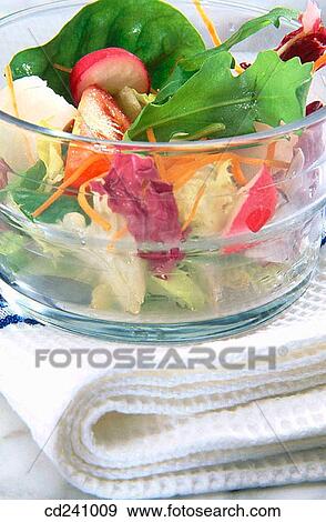 Stock Photo - Green salad. Fotosearch