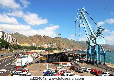 Harbour. Santa Cruz de Tenerife. Tenerife. Canary Islands. Spain View Large Photo Image Stock Image - Harbour. Santa Cruz de Tenerife. Tenerife. Canary Islands. Spain. Fotosearch