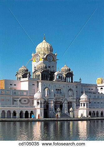 ? Harimandir? or Golden Temple: entrance building with holy pond. Amritsar. Punjab, India View Large Photo Image Stock Photography - ? Harimandir? or Golden Temple: entrance building with holy pond. Amritsar. Punjab, India. Fotosearch