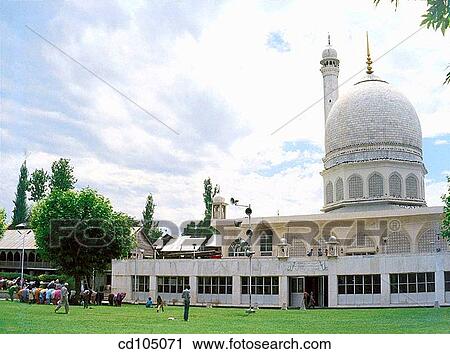 Hazratbal Mosque, Jammu and Kashmir, India. View Large Photo Image Stock Image - Hazratbal Mosque, Jammu and Kashmir, India.. Fotosearch
