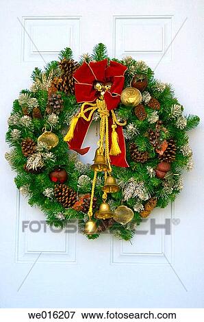 holiday wreath View Large Photo Image Stock Photo - holiday wreath. Fotosearch