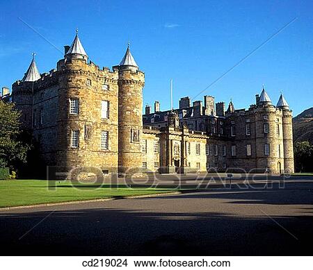 Picture - Holyrood Palace. Edinburgh. Scotland. Fotosearch