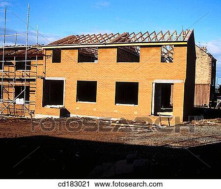 Houses under construction View Large Photo Image Stock Image - Houses under construction. Fotosearch