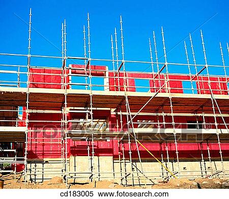 Houses under construction View Large Photo Image Stock Photography - Houses under construction. Fotosearch
