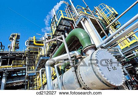 Hydrocracker. Repsol-YPF oil refinery. Tarragona province. Spain View Large Photo Image Stock Photo - Hydrocracker. Repsol-YPF oil refinery. Tarragona province. Spain. Fotosearch