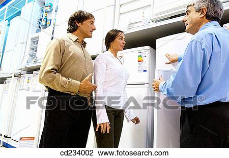 Hypermaket, white goods section View Large Photo Image Stock Image - Hypermaket, white goods section. Fotosearch