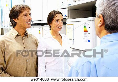 Hypermaket, white goods section View Large Photo Image Stock Image - Hypermaket, white goods section. Fotosearch