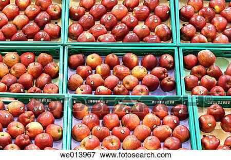 Hypermarket, apples View Large Photo Image Stock Photo - Hypermarket, apples. Fotosearch