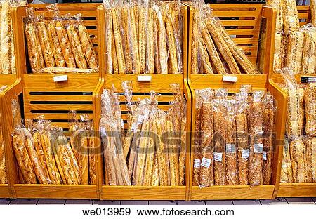 Hypermarket, bread View Large Photo Image Stock Photo - Hypermarket, bread. Fotosearch