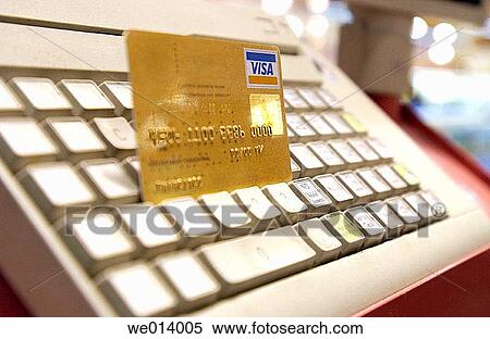Hypermarket, cash register, credit card View Large Photo Image Stock Photography - Hypermarket, cash register, credit card. Fotosearch