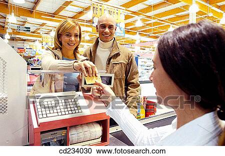 Hypermarket, cash register View Large Photo Image Stock Image - Hypermarket, cash register. Fotosearch