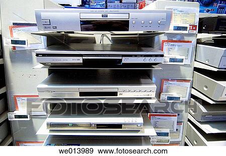 Stock Photo - Hypermarket, DVD. Fotosearch