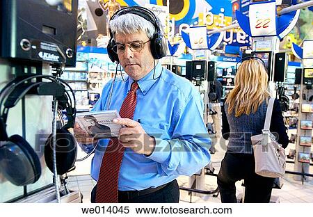 Stock Photography - Hypermarket, music store. Fotosearch