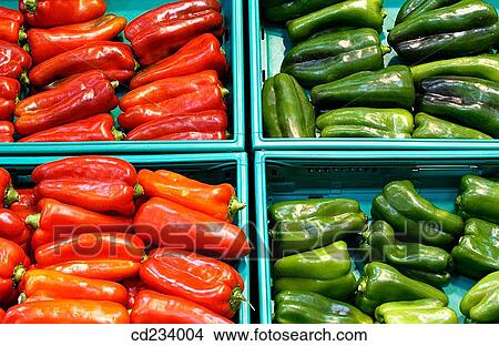 Hypermarket, peppers View Large Photo Image Picture - Hypermarket, peppers. Fotosearch