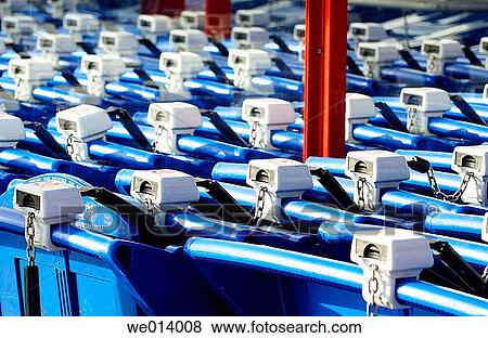 Hypermarket, shopping carts View Large Photo Image Stock Photo - Hypermarket, shopping carts. Fotosearch