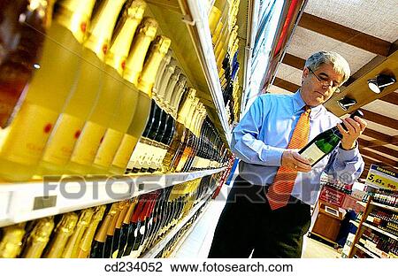 Hypermarket, sparkling wines View Large Photo Image Stock Image - Hypermarket, sparkling wines. Fotosearch
