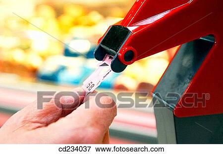 Hypermarket, ticket dispenser View Large Photo Image Stock Photo - Hypermarket, ticket dispenser. Fotosearch