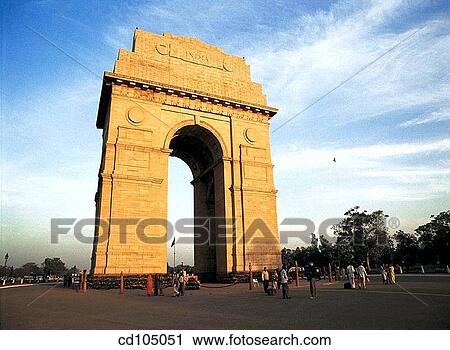 India Gate. New Delhi. India View Large Photo Image Stock Image - India Gate. New Delhi. India. Fotosearch
