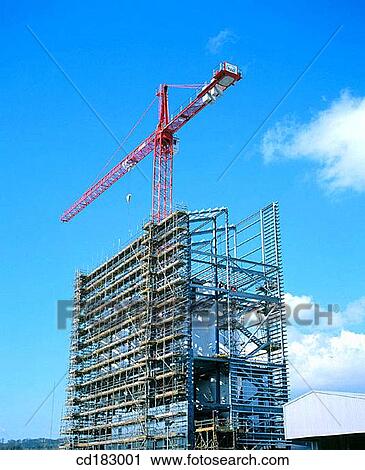 Industrial building under construction View Large Photo Image Stock Image - Industrial building under construction. Fotosearch