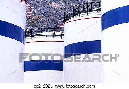 Industrial gas tanks. Bilbao. Biscay. Spain View Large Photo Image Stock Photography - Industrial gas tanks. Bilbao. Biscay. Spain. Fotosearch