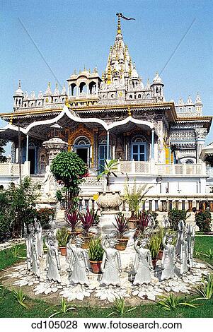 Stock Photo - Jain temple. Calcutta. India. Fotosearch