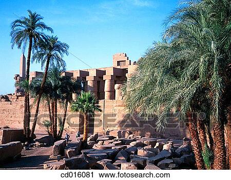 Stock Image - Karnak temple. Luxor. Egypt. Fotosearch