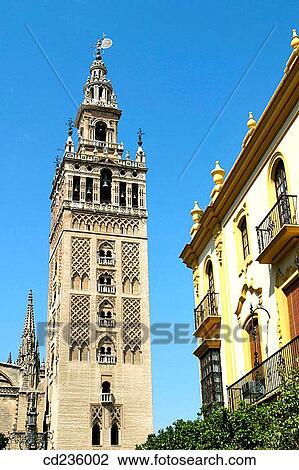 La Giralda. Seville. Andalusia, Spain View Large Photo Image Stock Image - La Giralda. Seville. Andalusia, Spain. Fotosearch