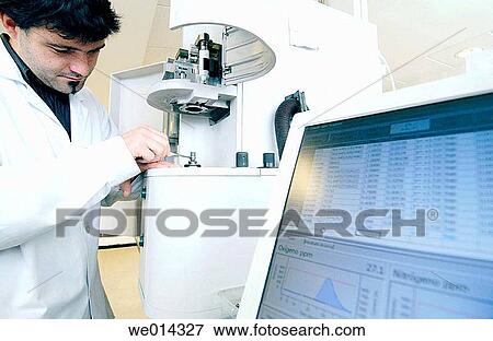 Leco TCH600 automatic Nitrogen/Oxygen/Hydrogen determinator, chemical characterization laboratory View Large Photo Image Stock Photo - Leco TCH600 automatic Nitrogen/Oxygen/Hydrogen determinator, chemical characterization laboratory. Fotosearch
