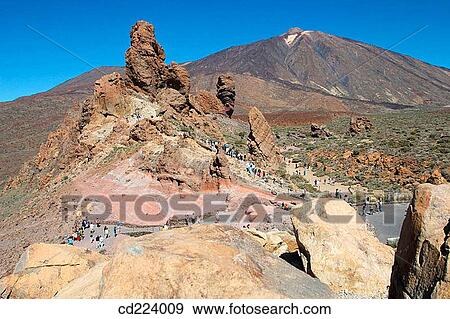 Los Roques. Teide National Park. Tenerife. Canary Islands. Spain View Large Photo Image Stock Photo - Los Roques. Teide National Park. Tenerife. Canary Islands. Spain. Fotosearch