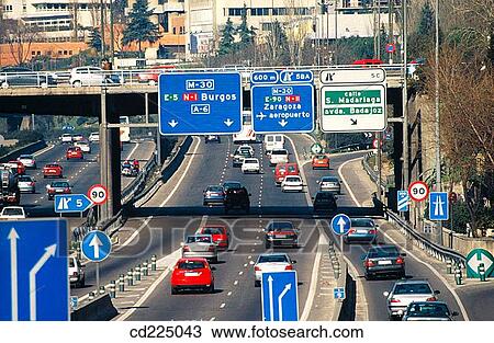 M-30, inner ring road. Madrid. Spain View Large Photo Image Stock Image - M-30, inner ring road. Madrid. Spain. Fotosearch