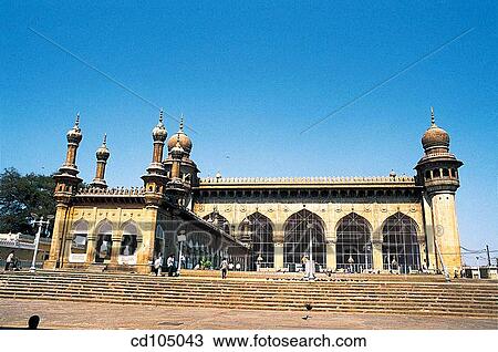 Mecca mosque. Hyderabad. Andhra Pradesh, India View Large Photo Image Stock Image - Mecca mosque. Hyderabad. Andhra Pradesh, India. Fotosearch