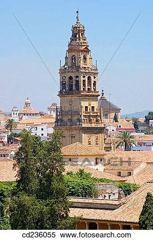 Minaret tower of the Great Mosque. Cordoba. Andalusia, Spain View Large Photo Image Stock Photography - Minaret tower of the Great Mosque. Cordoba. Andalusia, Spain. Fotosearch
