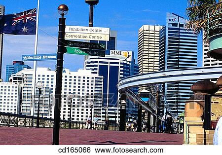 Monorail at Darling Harbour. Sydney. Australia View Large Photo Image Stock Photograph - Monorail at Darling Harbour. Sydney. Australia. Fotosearch
