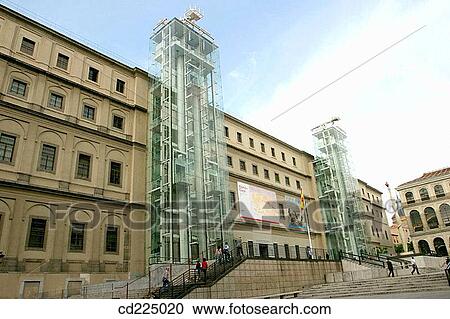 Museo Nacional de Arte Reina Sof? a (national museum of contemporary art). Madrid. Spain View Large Photo Image Stock Image - Museo Nacional de Arte Reina Sof? a (national museum of contemporary art). Madrid. Spain. Fotosearch