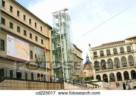 Museo Nacional de Arte Reina Sof? a (national museum of contemporary art). Madrid. Spain View Large Photo Image Stock Photo - Museo Nacional de Arte Reina Sof? a (national museum of contemporary art). Madrid. Spain. Fotosearch