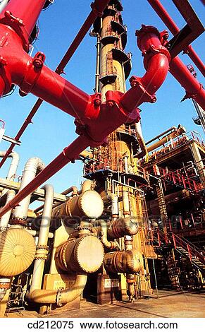 Muskiz oil refinery. Biscay. Spain View Large Photo Image Stock Photography - Muskiz oil refinery. Biscay. Spain. Fotosearch