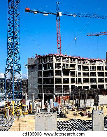 Offices under construction View Large Photo Image Stock Image - Offices under construction. Fotosearch
