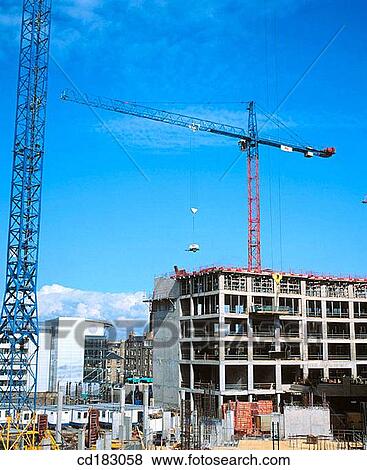 Offices under construction View Large Photo Image Stock Photo - Offices under construction. Fotosearch