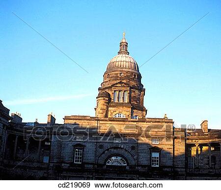 Stock Photo - Old College, University of Edinburgh. Edinburgh. Scotland. Fotosearch