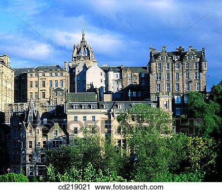 Old Town. Edinburgh. Scotland View Large Photo Image Stock Image - Old Town. Edinburgh. Scotland. Fotosearch