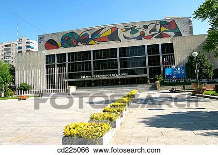 Palacio de Congresos. Madrid. Spain View Large Photo Image Stock Photograph - Palacio de Congresos. Madrid. Spain. Fotosearch