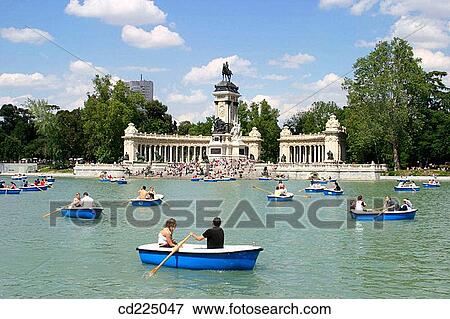 Parque del Retiro. Madrid. Spain View Large Photo Image Stock Photo - Parque del Retiro. Madrid. Spain. Fotosearch
